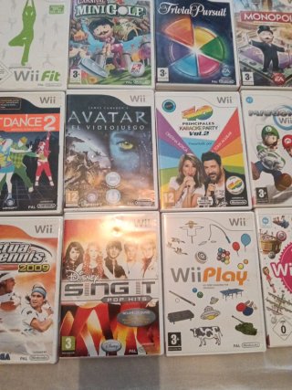 Lote de 10 Juegos Wii cada uno 10€