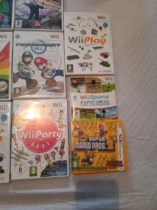 Lote de 10 Juegos Wii cada uno 10€