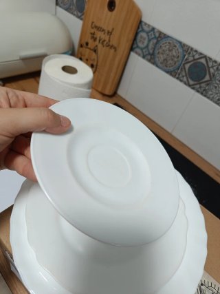Platos porcelana blancos