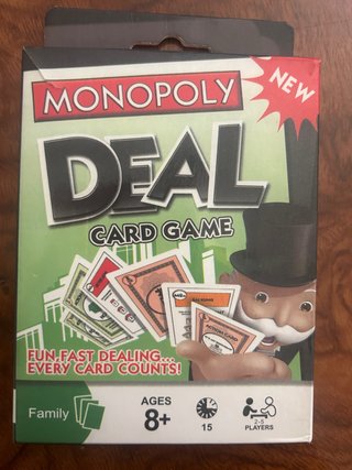 Monopoly Deal Card Game sin abrir