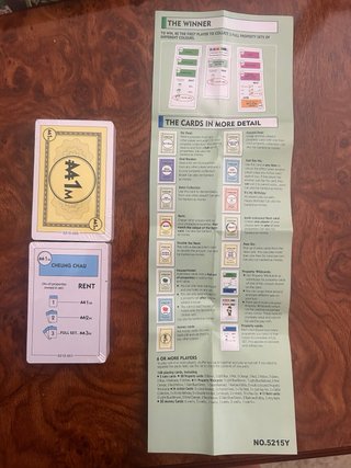Monopoly Deal Card Game sin abrir