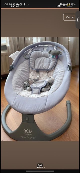 Hamaca Kinderkraft Beige y Gris