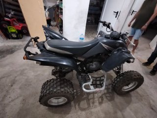 Quad Yamaha Negro/Gris Off-Road Raptor-350cc