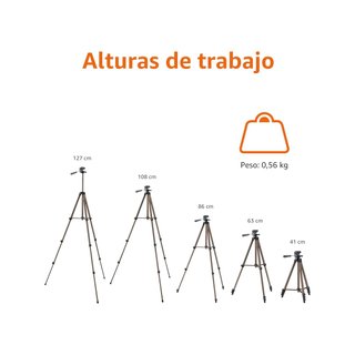 Amazon Basics trípode cámara ligero ajustable