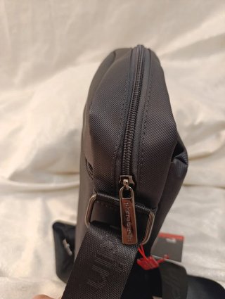 Borsa a tracolla Pierre Cardin grigia