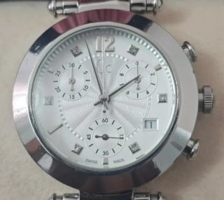 Reloj Guess Collection Mujer Plata/Blanco