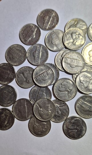 USA, 30xFive cents. Vari anni e condizioni.