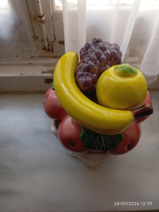Frutero Cerámica Vintage Años 60