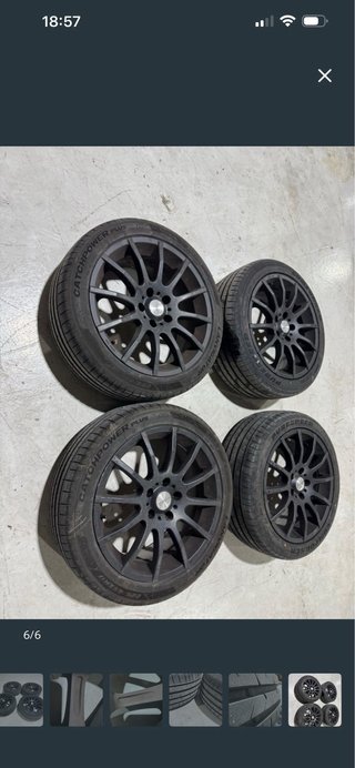 4 Llantas 19” Golf  cambiaría por 18”