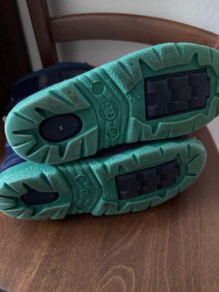 Stivali pioggia blu bambino taglia 34