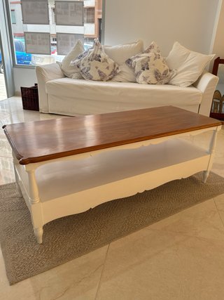 Mesa de centro madera restaurada