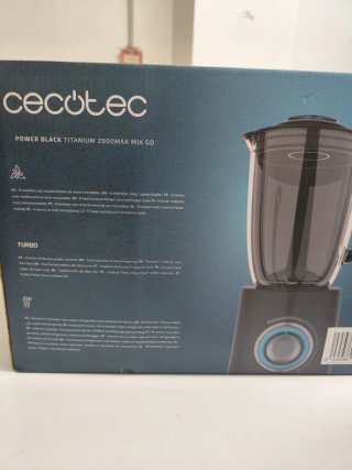 Batidora Cecotec Power Black Titanium 2000W