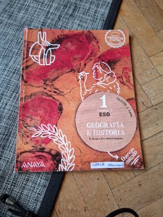 Libro Geografía 1°Eso ed. Anaya