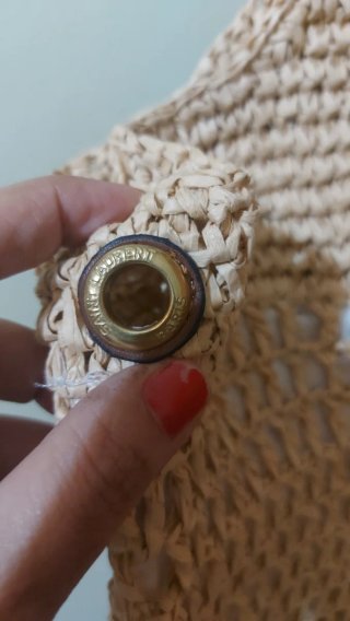 Bolso de rafia Yves Saint Laurent
