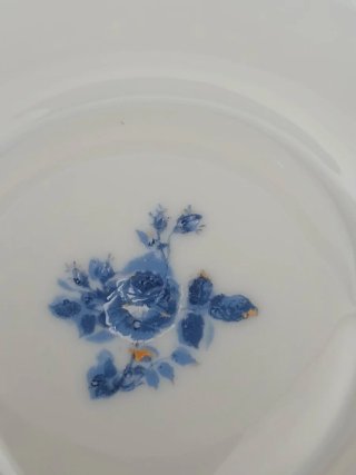 Portagioie Limoges France Blu con Rose