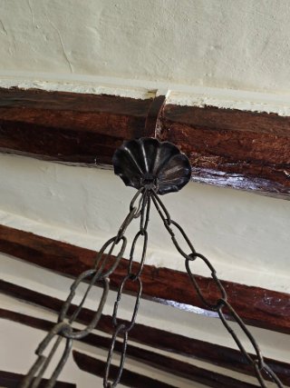 Lámpara colgante rústica comedor