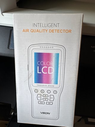 Detector Calidad Aire VSON Color LCD
