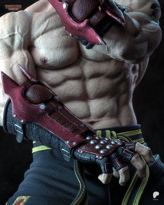 Escultura Jin Kazama Tekken 30cm