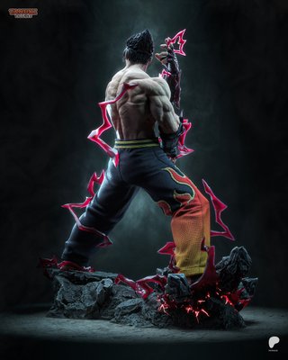 Escultura Jin Kazama Tekken 30cm