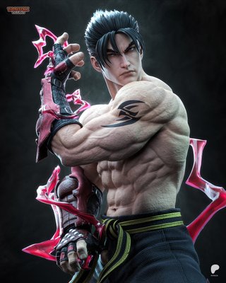 Escultura Jin Kazama Tekken 30cm