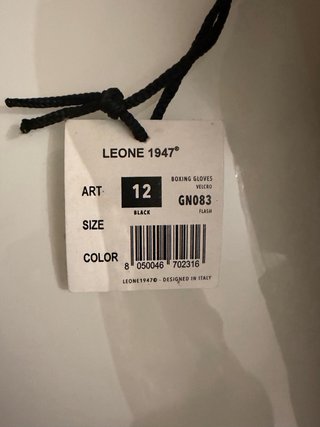Guantoni Leone Boxe Neri 12 0z