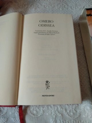 Libro Omero Odissea Mondadori