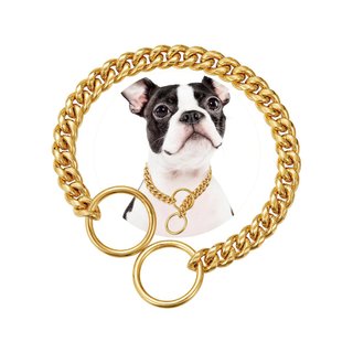 Collar perro oro 18 quilates resistente