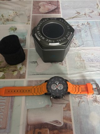 Reloj Skyline Dual Time 30M Resistente Agua