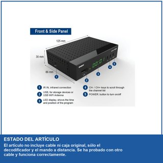 - EDISION PICCO T265 receptor TDT DVB-T2 Full HD