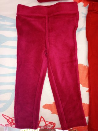 Lote 4 pantalones gemelas 18 meses