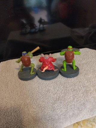 Figuras Tortugas Ninja y Splinter