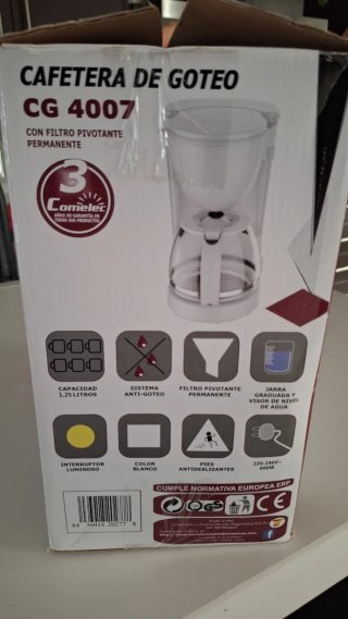 Cafetera de goteo 10-12 tazas