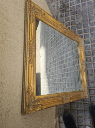 Espejo Marco Dorado Antiguo 64x74