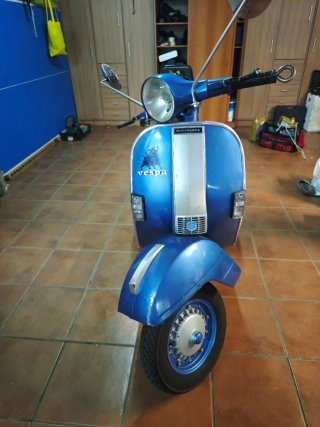 Vespa P200E 1983 Azul/Plata