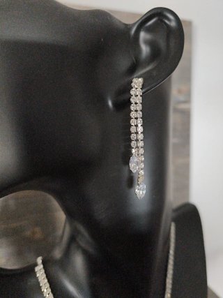 Collar y pendientes de plata