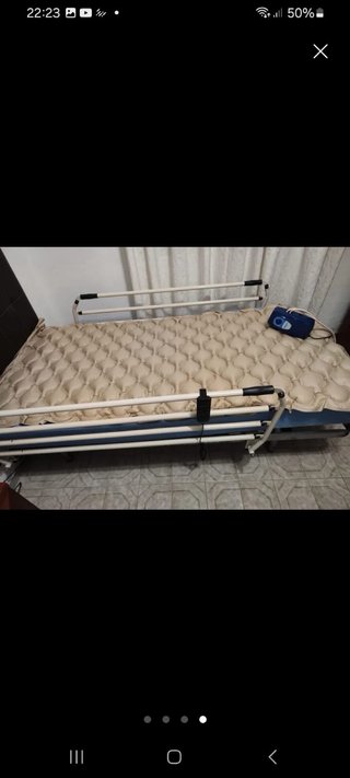 Cama articulada con mando