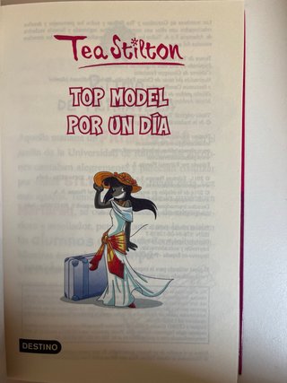 “Top model por un día”- Tea Stilton