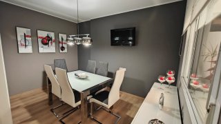 Mesa extensible Cristal Templado Blanca
