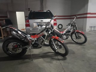Beta Moto Trial Roja y Negra