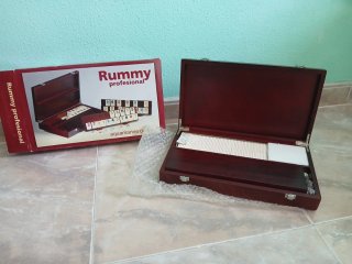Rummy profesional maletín madera