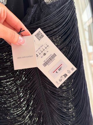 Vestido Negro Zara