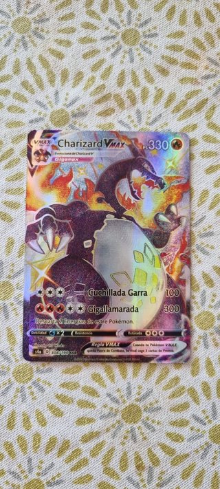 Lote Cartas Pokémon Charizard VMAX y Dracaufeu