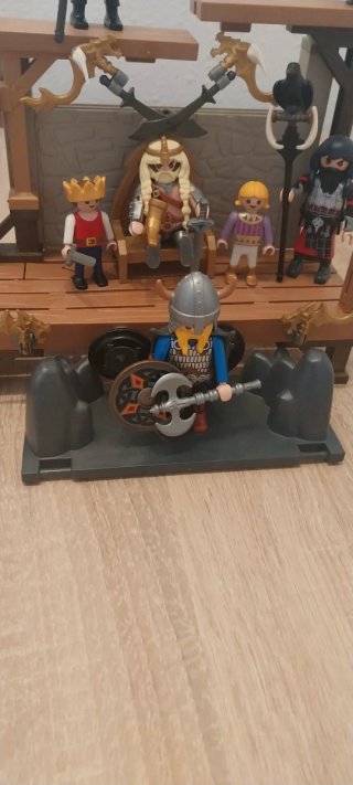 Playmobil,vikingos,drakar,fortaleza,barco,lote