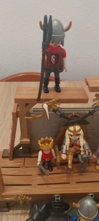 Playmobil,vikingos,drakar,fortaleza,barco,lote