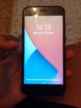 iPhone 7 Negro/Plateado sin caja