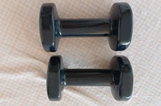 2 Pesas Vinilo 5kg (11 Lbs)