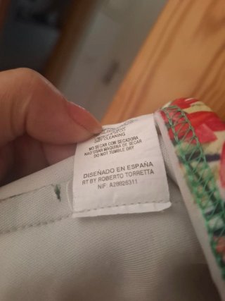 Vestido Roberto Torretta 42,estampado floral.