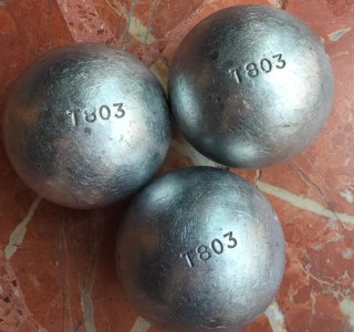 3 palline da bocce professionali Obut ATX 75 700