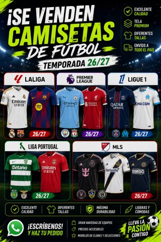 Magliette da calcio stagione 26/27