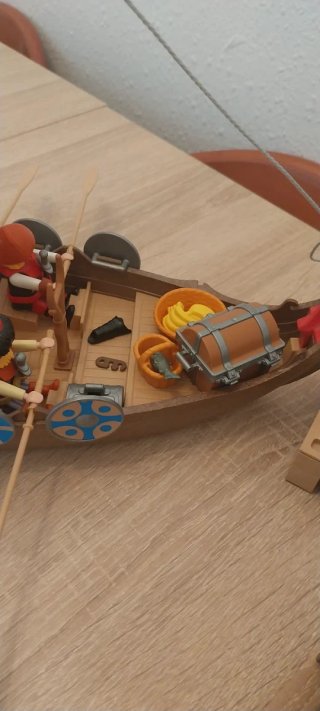 Playmobil,vikingos,drakar,fortaleza,lote,barco